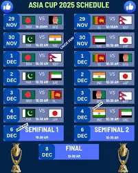 Everything You Need to Know About Asia Cup 2025 Schedule