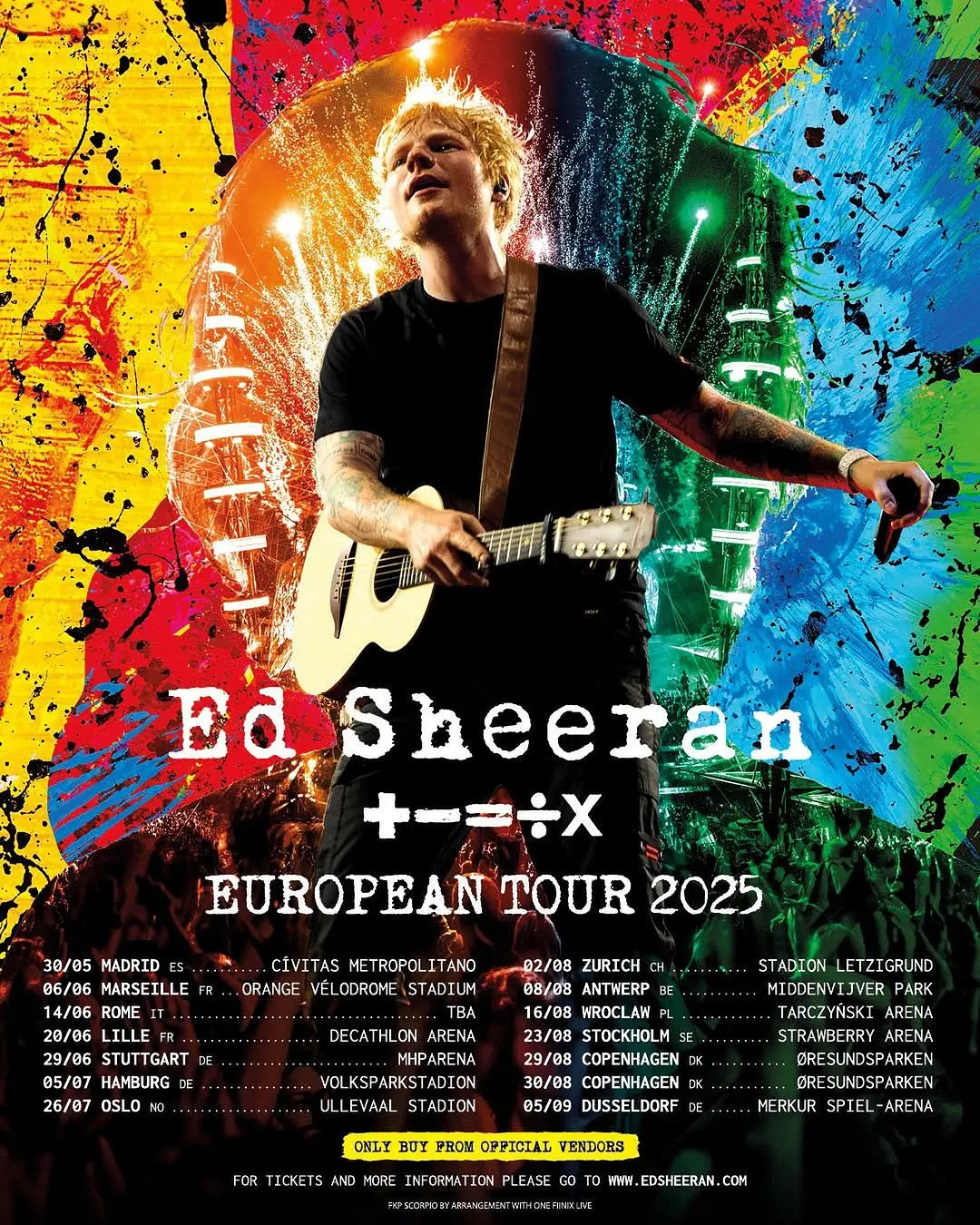 The Global Sensation of the Ed Sheeran Tour 2023