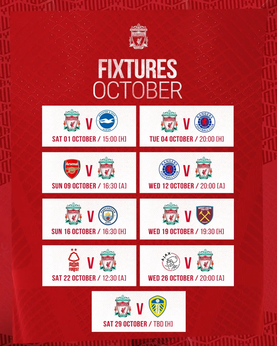 Liverpool Fixtures: Key Dates for the Upcoming Season