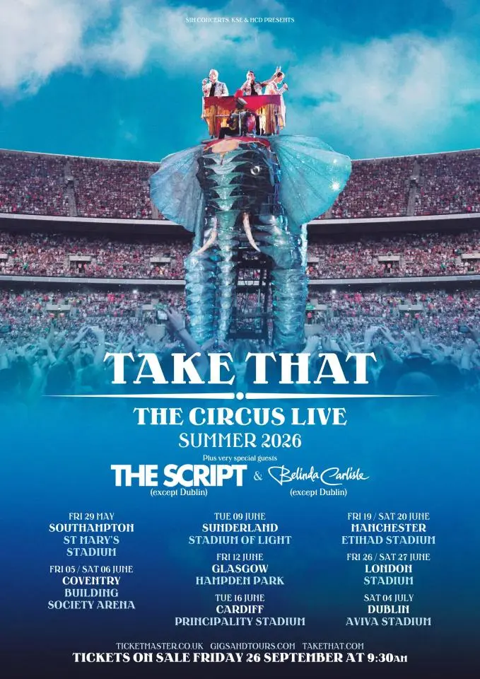 Take That Circus Tour: A Spectacle of Music and Entertainment