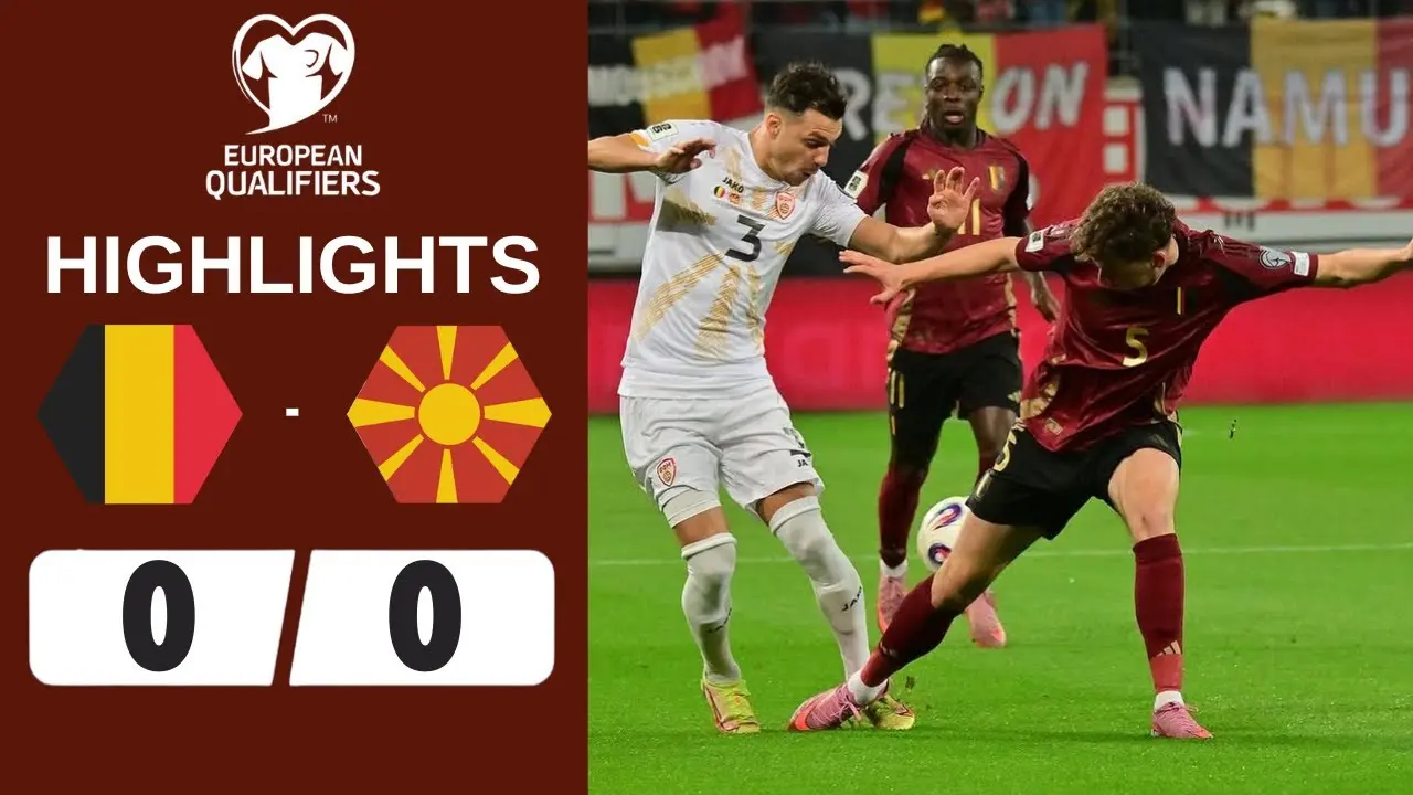 Belgium vs North Macedonia: A Thrilling Encounter in Football
