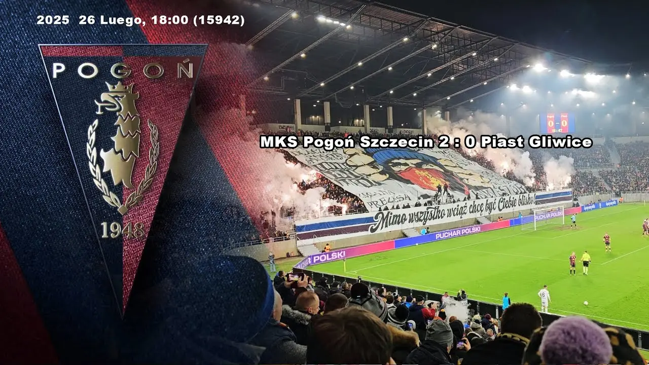 Pogoń Szczecin Secures Victory Against Piast in Thrilling Encounter