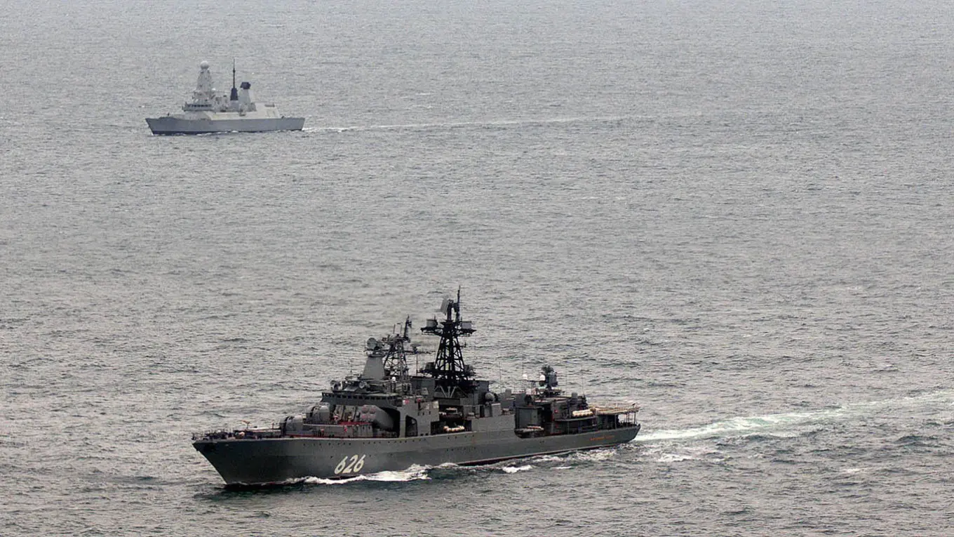 Royal Navy Intercepts Russian Warship Off UK Coast