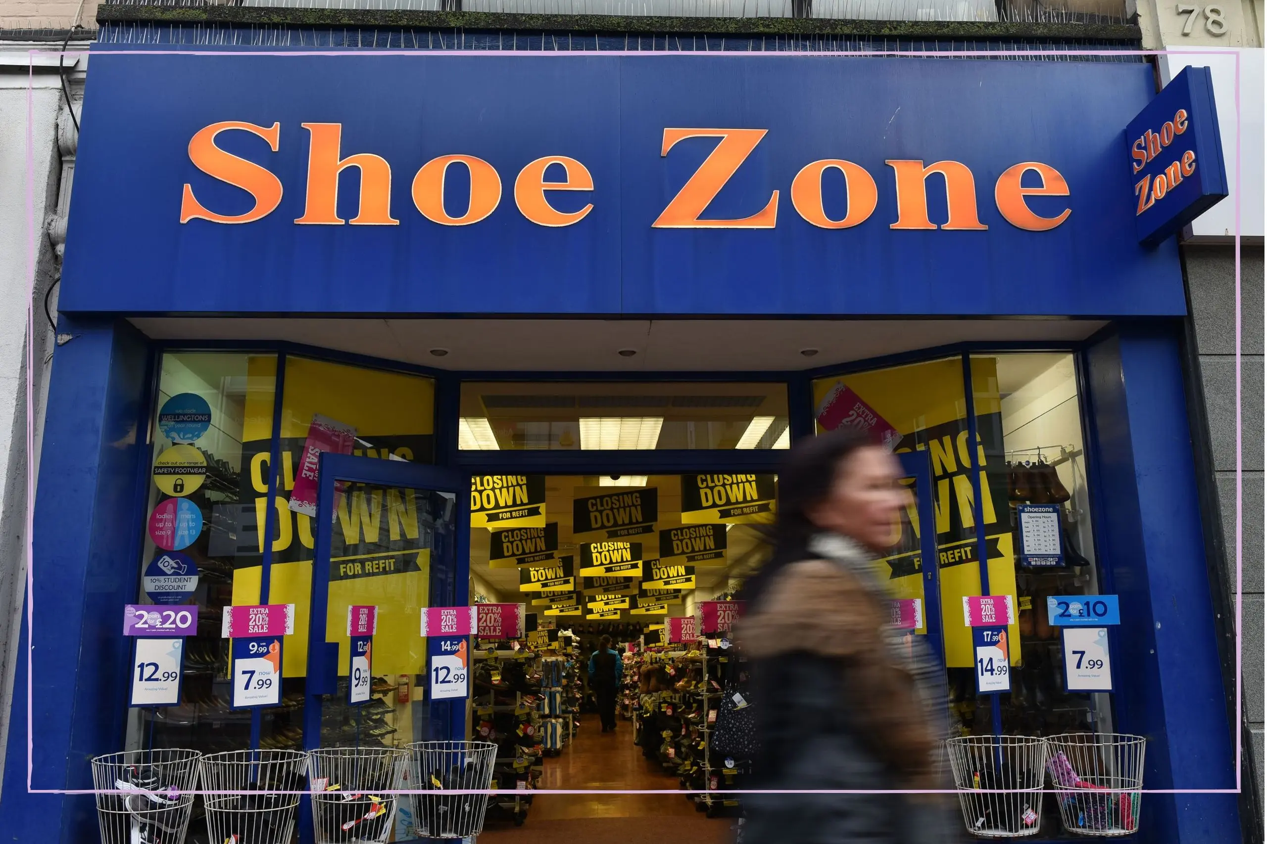 Shoe Zone Faces Multiple Store Closures Amid Retail Challenges