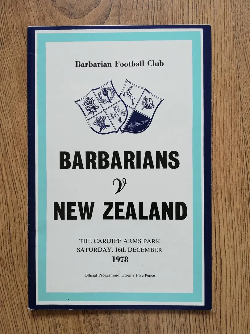 The Historic Clash: Barbarians vs New Zealand
