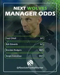 Next Wolves Manager Odds: Who Will Take the Helm?