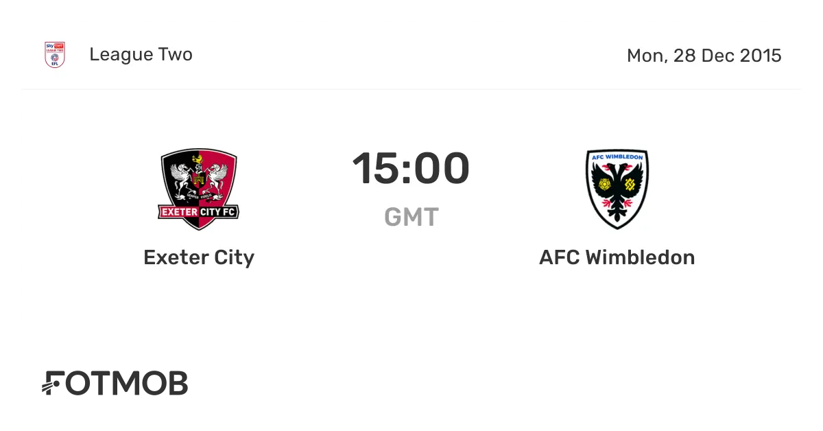 Exeter City vs AFC Wimbledon: A Key Encounter