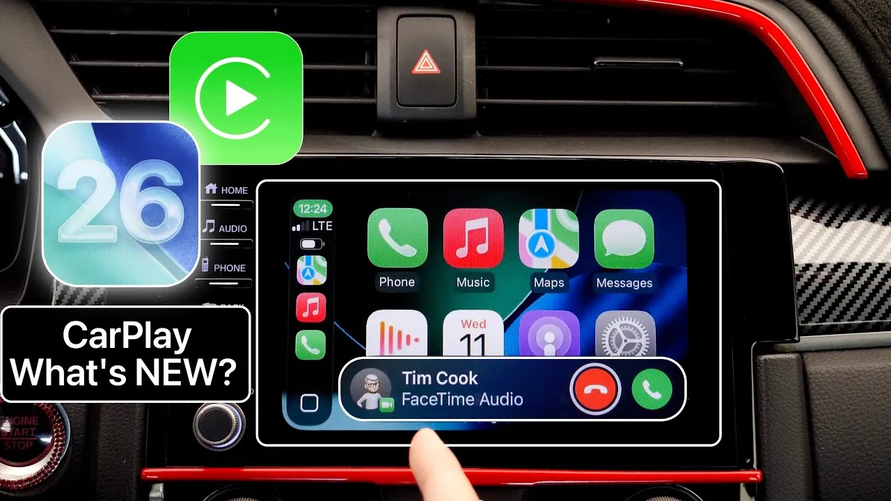 Overview of iOS 26.2 CarPlay Updates