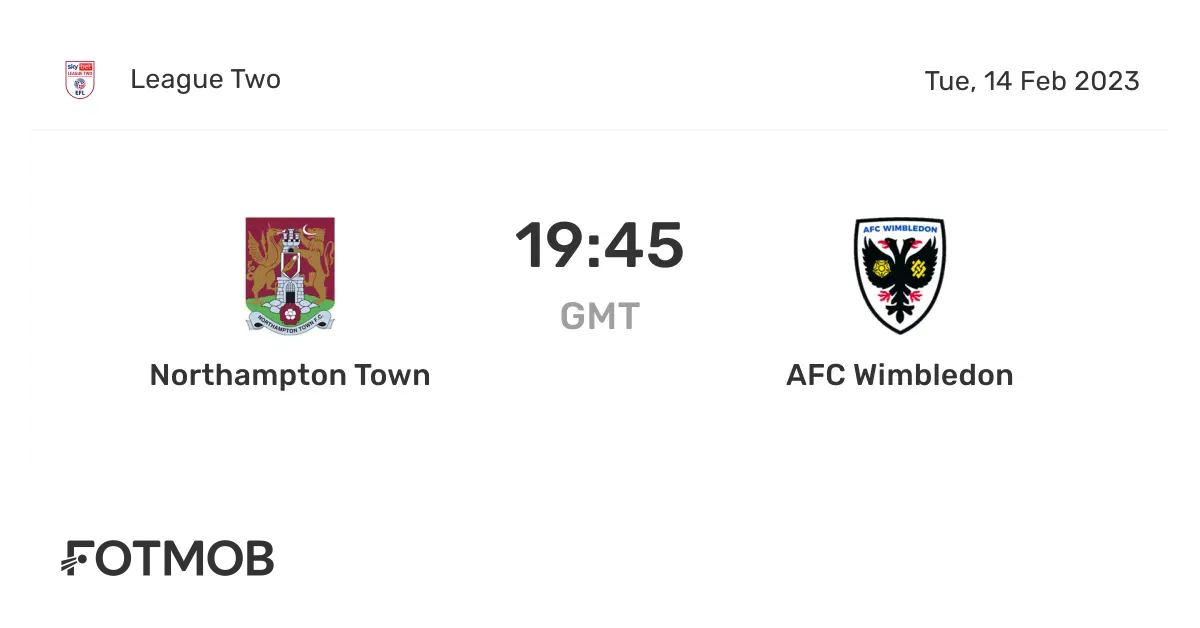 AFC Wimbledon vs Northampton Town: A Crucial Encounter