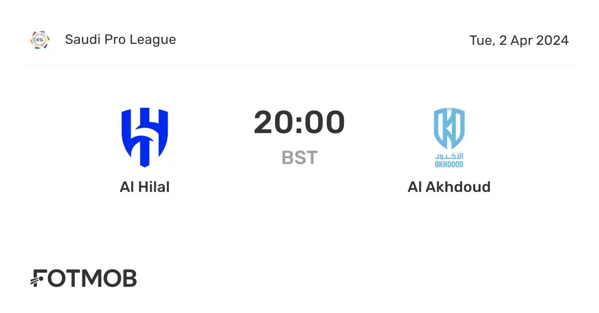 Al Akhdoud vs Al-Hilal: A Clash of Saudi Arabian Football Titans