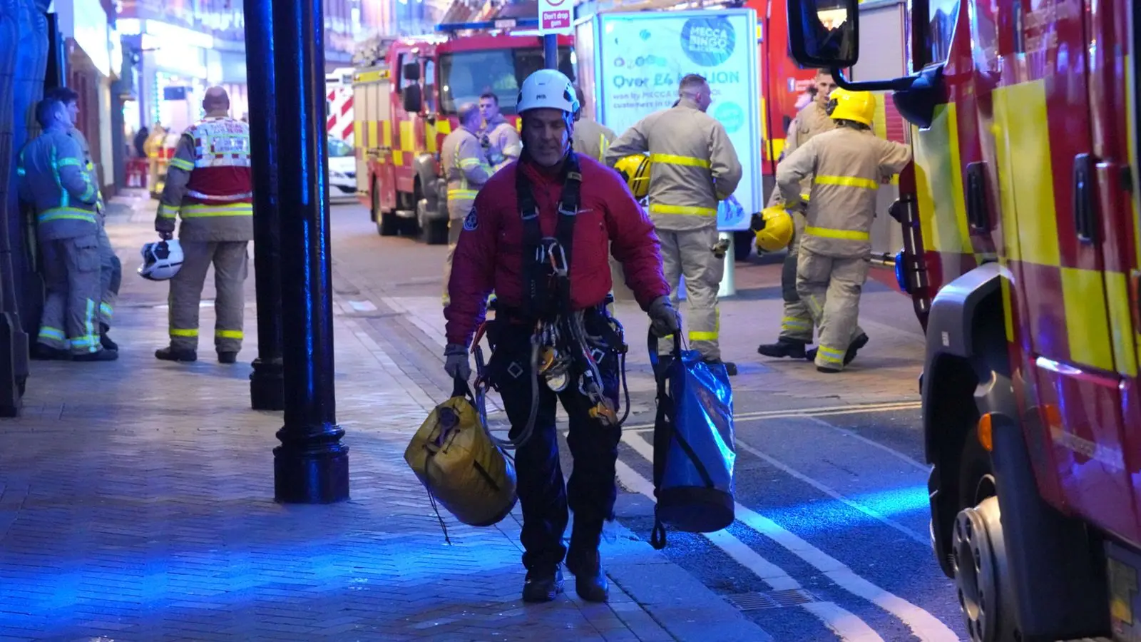 Significant Fire Incident in Blackpool Sparks Investigation