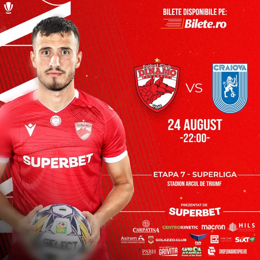 Dinamo Bucureşti vs Universitatea Craiova: A Classic Rivalry Resumes