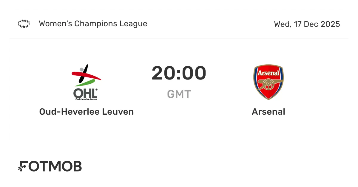 Oud-Heverlee Leuven vs Arsenal: What You Need to Know