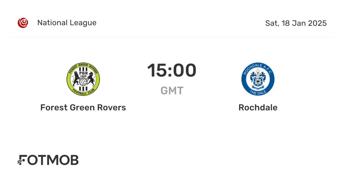 Rochdale vs Forest Green: Match Insights and Analysis