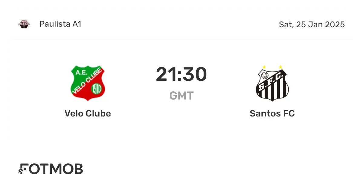 Santos vs Velo Clube: A Match to Remember