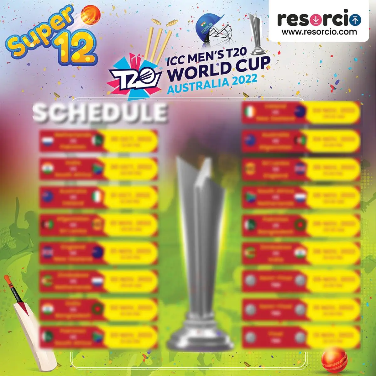 2023 T20 World Cup Schedule: Key Dates and Matches