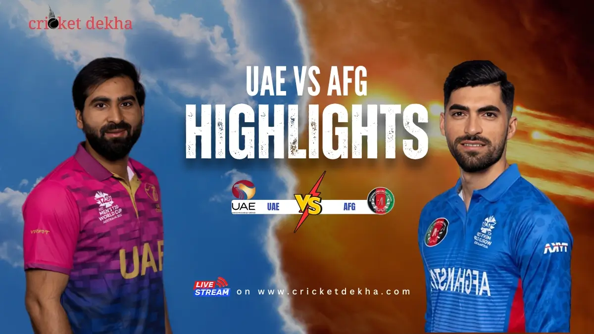 UAE vs Afghanistan: A Clash of Nations