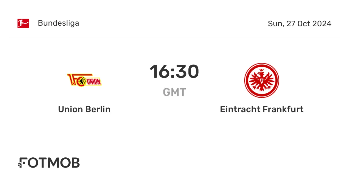 Union Berlin vs Eintracht Frankfurt: A Clash of Rivals