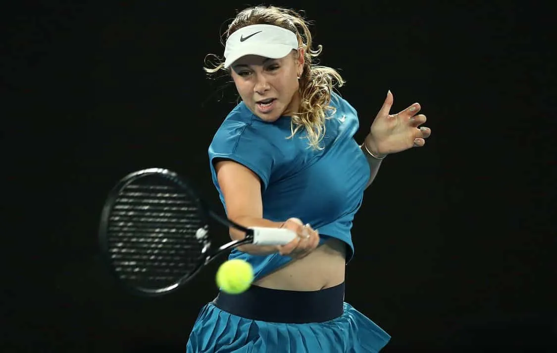 Amanda anisimova: Victoria Mboko Defeats  at Indian Wells