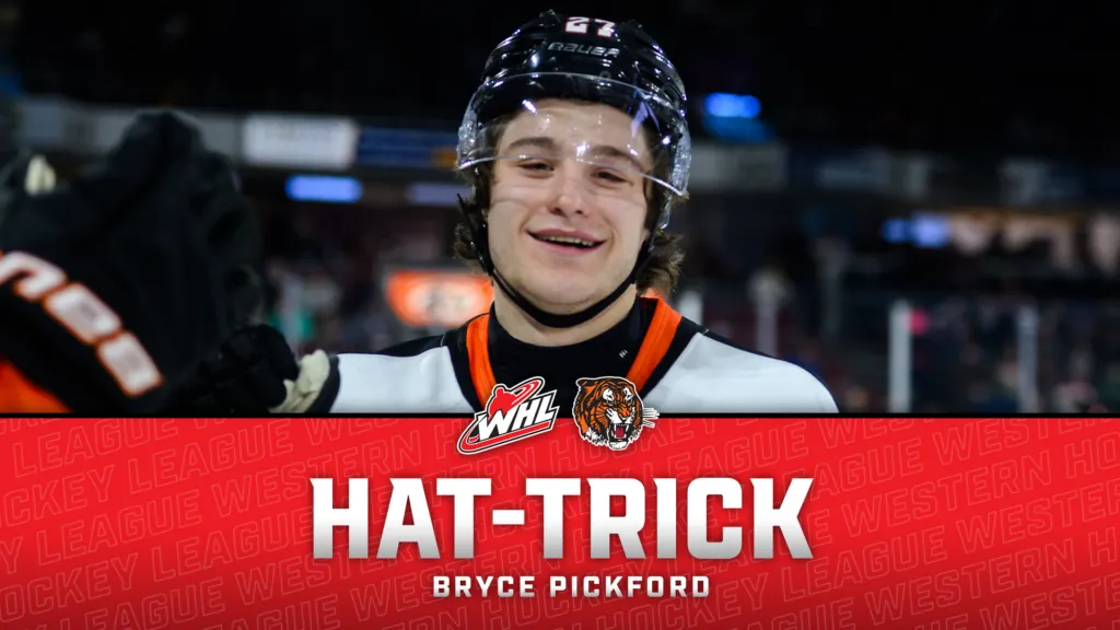 Bryce pickford scores third hat-trick of the season