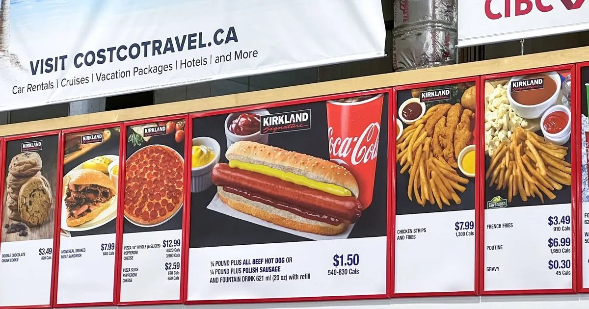 Costco canada food court
