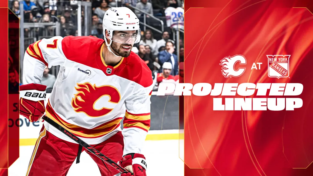 Flames vs rangers