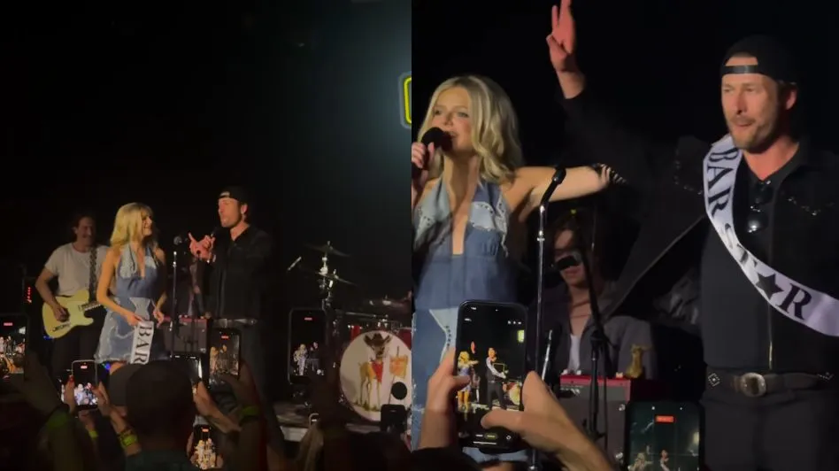 Glen Powell Makes Surprise Appearance at Nashville Show