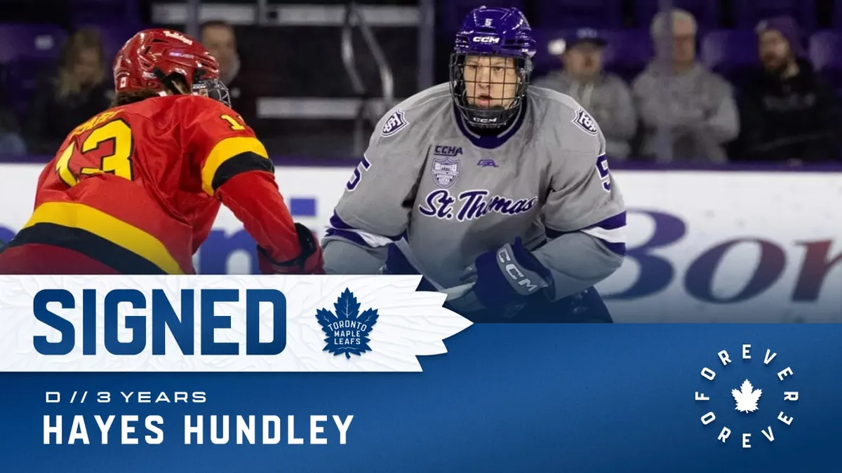 Hayes hundley: What’s Next for  After Signing with the Toronto Maple Leafs?