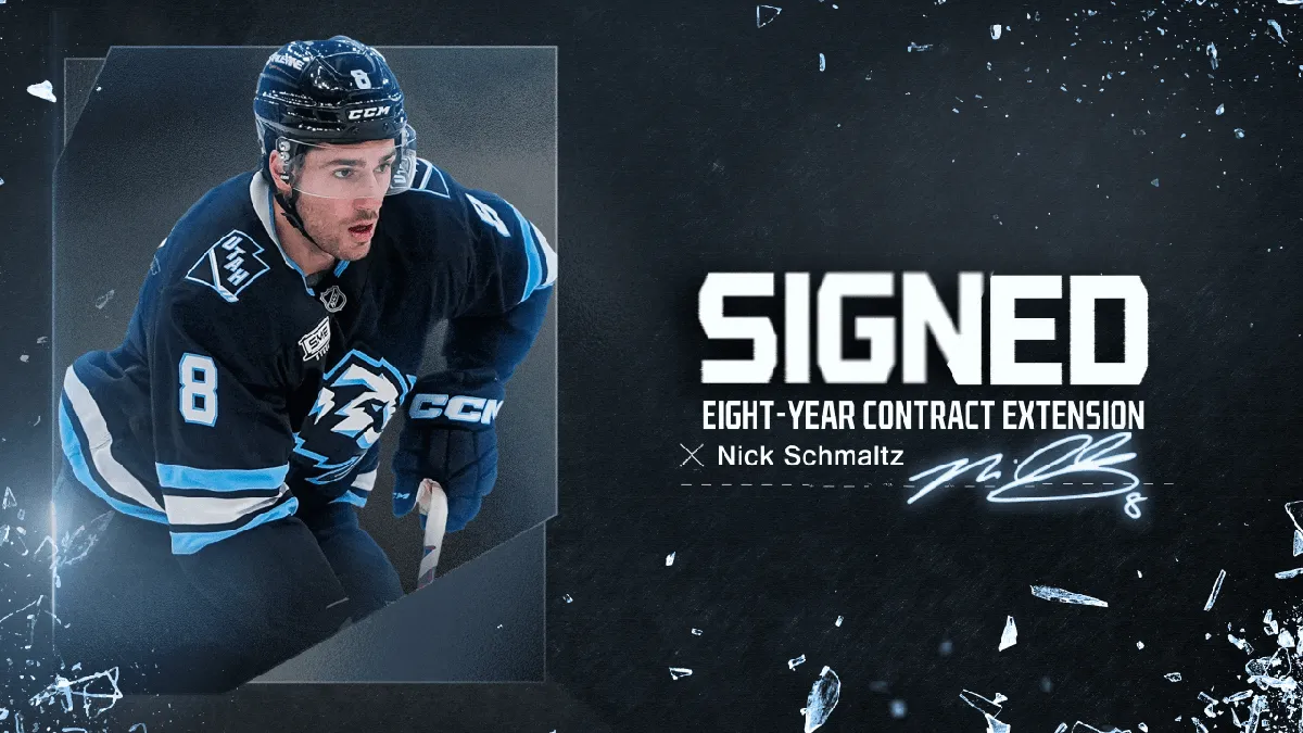 Nick Schmaltz Signs Eight-Year Contract Extension with Utah Mammoth