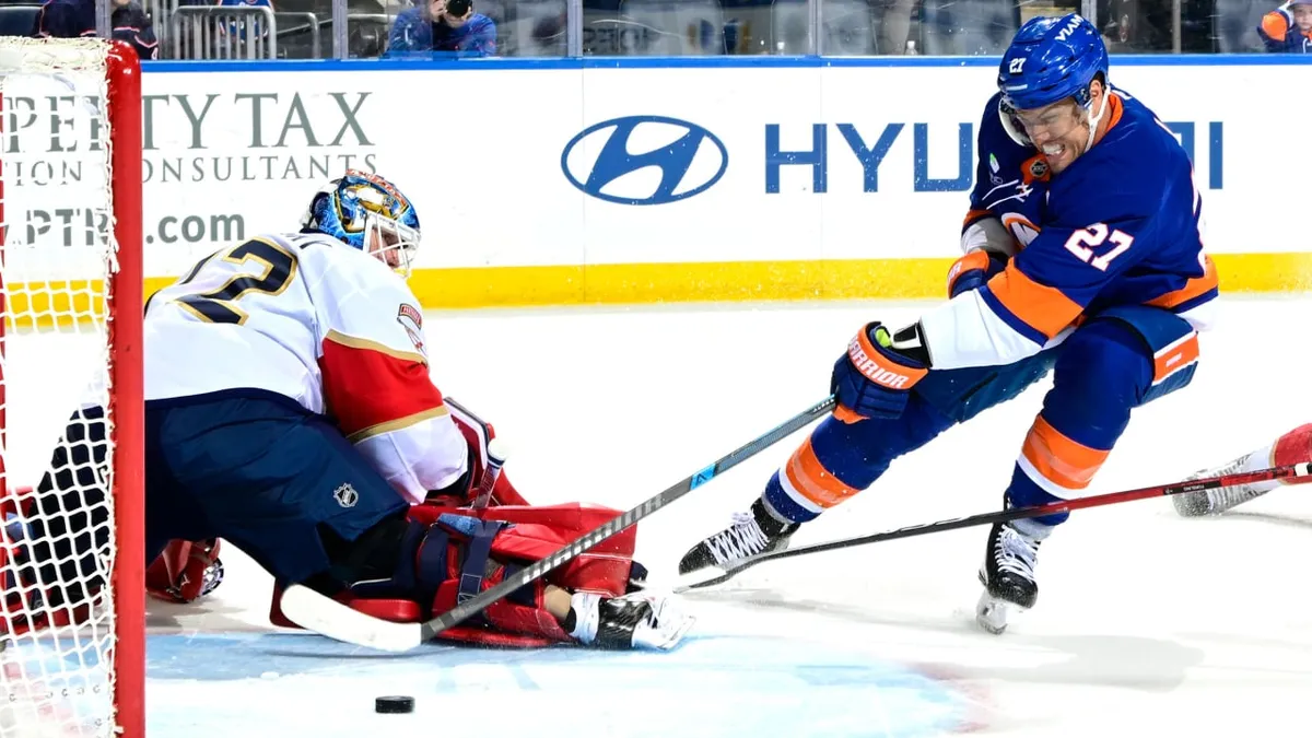 Panthers vs islanders: Islanders Edge Panthers in Thrilling 5-4 Showdown