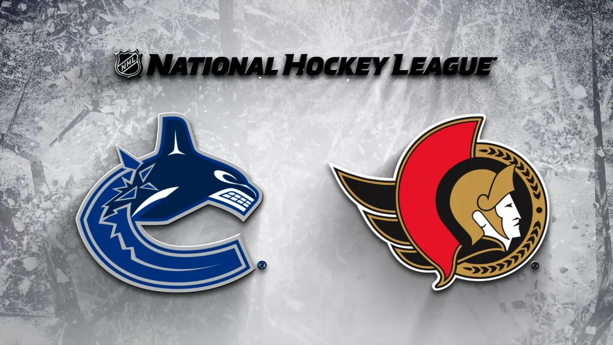 Senators vs canucks