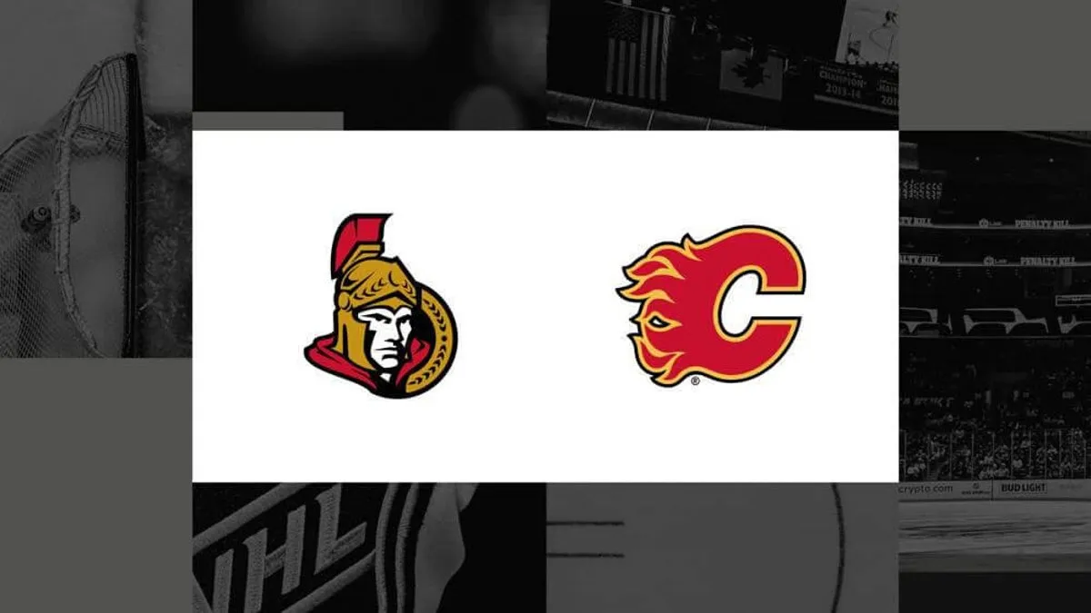 Senators vs flames