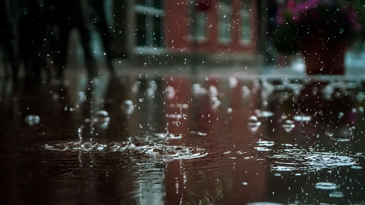 Yellow warning – rainfall