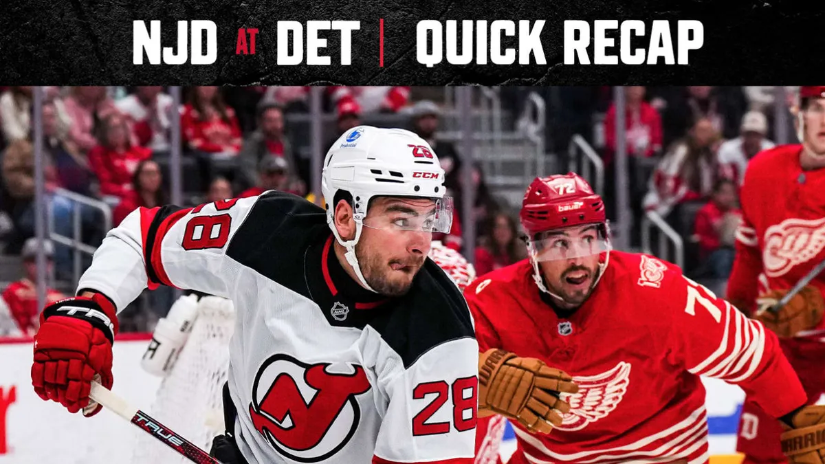 Devils vs red wings: What Happened in the  Match on April 11, 2026?