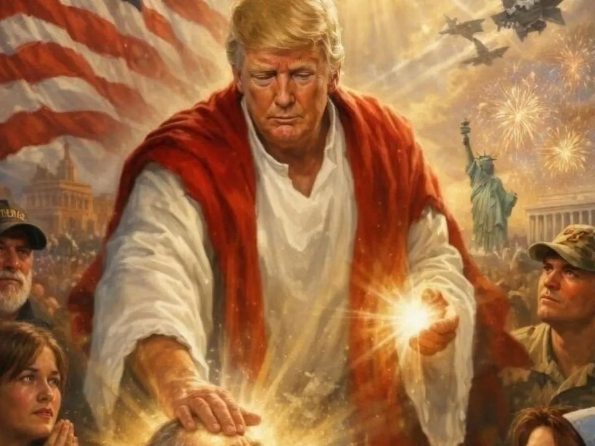 Trump jesus image: What Happened with the ?