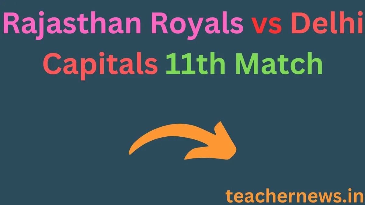 Rajasthan Royals vs Delhi Capitals standings